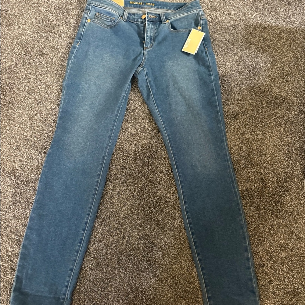 Michael Kors Classic Blue Skinny Jeans